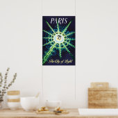 Reisposter Parijs Poster (Keuken)