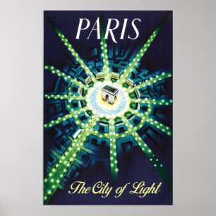 Reisposter Parijs Poster