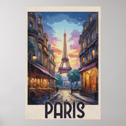 Reisposter Parijs Poster (Voorkant)