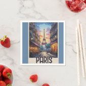 Reisposter Parijs Servet (Insitu)