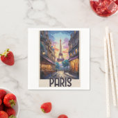Reisposter Parijs Servet (Insitu)