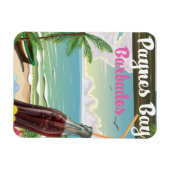 Reisposter Paynes Bay Barbados in  stijl Magneet (Horizontaal)