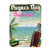 Reisposter Paynes Bay Barbados in  stijl Magneet (Verticaal)