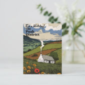 Reisposter Peak District Briefkaart (Staand voorkant)