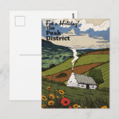 Reisposter Peak District Briefkaart (Voorkant / Achterkant)