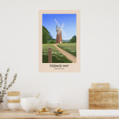 Reisposter Peddars Way National Trail Poster (Keuken)