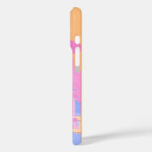 Reisposter Peking China | Roze & Blau Pastel Case-Mate iPhone Case (Achterkant / Links)