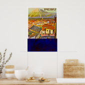 Reisposter Peru Peruviaanse Kunst Print (Keuken)