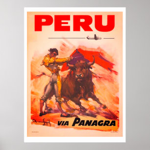  reisposter Peru Poster