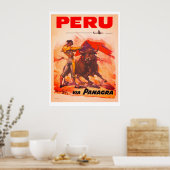 reisposter Peru Poster (Keuken)