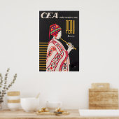 Reisposter Peru Vintage Peruviaanse Kunst Afdruk Poster (Keuken)