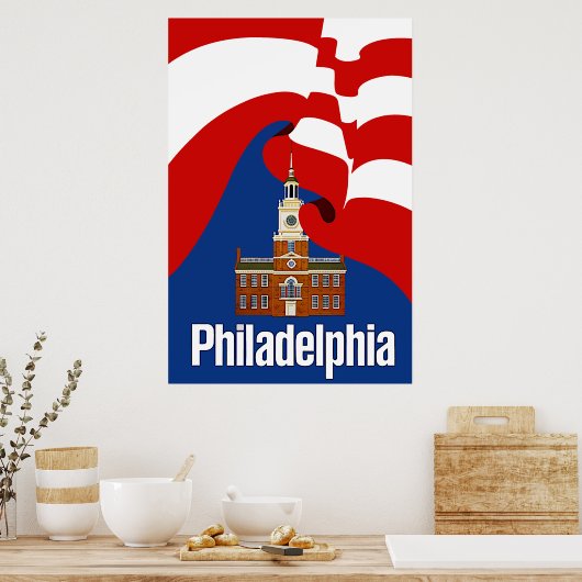 Reisposter Philadelphia Poster (Keuken)