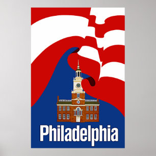 Reisposter Philadelphia Poster