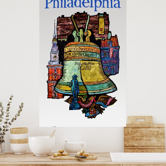 Reisposter Philadelphia Poster (Keuken)