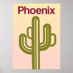 Reisposter Phoenix, Arizona Poster