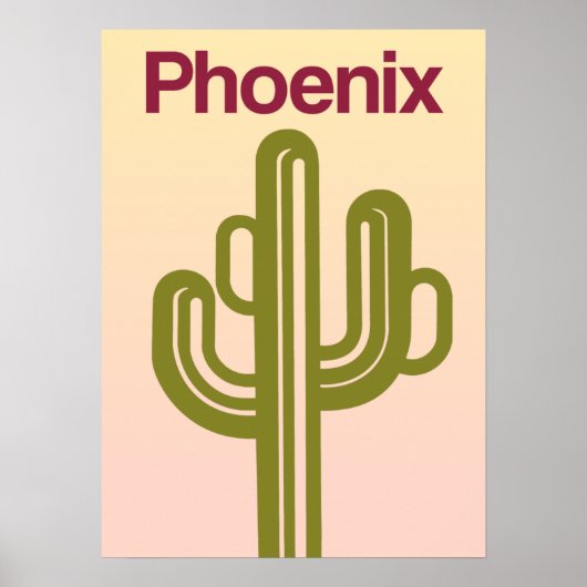 Reisposter Phoenix, Arizona Poster (Voorkant)