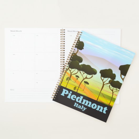 Reisposter Piemonte Italië Planner (Display)
