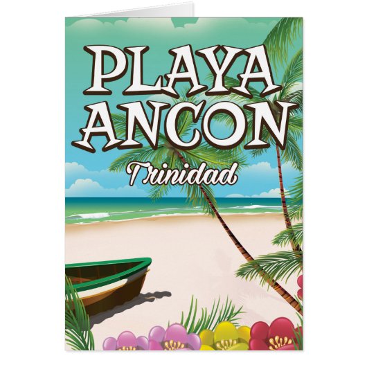 Reisposter Playa Ancón Trinidad (Voorkant)