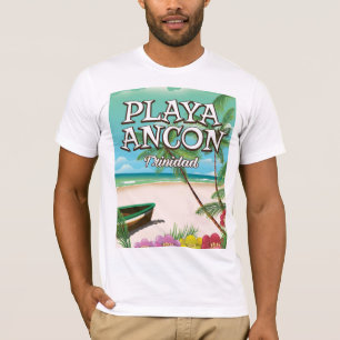 Reisposter Playa Ancón Trinidad T-shirt