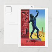 reisposter Pompeii Briefkaart (Voorkant / Achterkant)