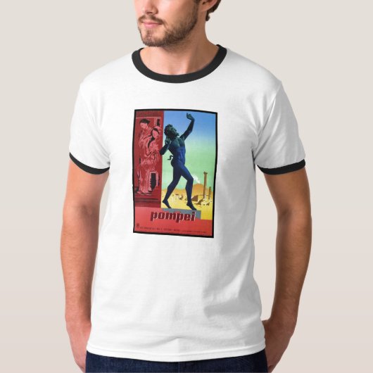 reisposter Pompeii T-shirt (Voorkant)