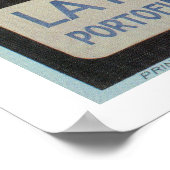 reisposter Portofino Italiaans Riviera Poster (Hoek)