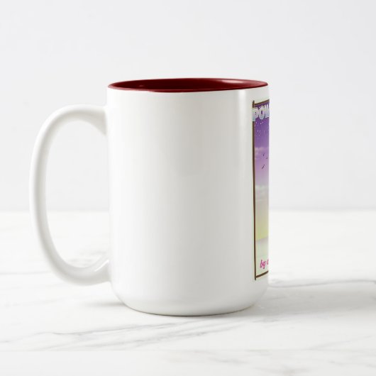 Reisposter Powderhorn Colorado Tweekleurige Koffiemok (Links)