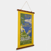 Reisposter Promoting Zee Cliff, Long Island 2 Hangend Wandkleed (Gebogen)