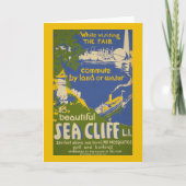Reisposter Promoting Zee Cliff, Long Island 2 Kaart (Voorkant)