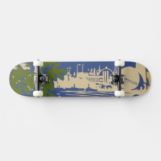 Reisposter Promoting Zee Cliff, Long Island 2 Persoonlijk Skateboard (Horizontaal)