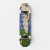 Reisposter Promoting Zee Cliff, Long Island 2 Persoonlijk Skateboard (Voorkant)