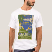 Reisposter Promoting Zee Cliff, Long Island 2 T-shirt (Voorkant)