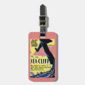 Reisposter Promoting Zee Cliff, Long Island Bagagelabel (Voorkant verticaal)