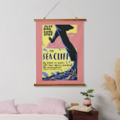 Reisposter Promoting Zee Cliff, Long Island Hangend Wandkleed (Slaapkamer)