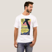 Reisposter Promoting Zee Cliff, Long Island T-shirt (Voorkant volledig)