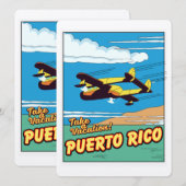 Reisposter Puerto Rico (Voorkant / Achterkant)