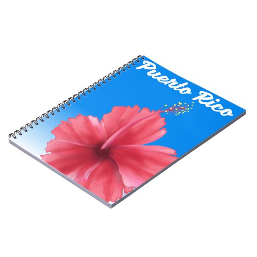 Reisposter Puerto Rico Flor de maga Notitieboek (Linkerzijde)