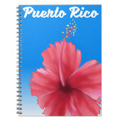 Reisposter Puerto Rico Flor de maga Notitieboek (Voorkant)
