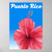 Reisposter Puerto Rico Flor de maga Poster (Voorkant)