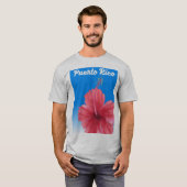 Reisposter Puerto Rico Flor de maga T-shirt (Voorkant volledig)