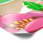 Reisposter Puerto Rico Hammock Foto Afdruk (Hoek)