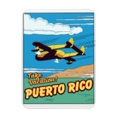 Reisposter Puerto Rico Magneet (Verticaal)