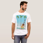 Reisposter Puerto Vallarta Mexico T-shirt (Voorkant volledig)
