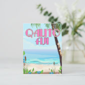 Reisposter Qalito Fiji Briefkaart (Staand voorkant)