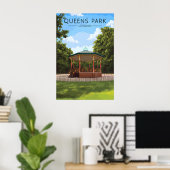 Reisposter Queens Park Londen Poster (Thuiskantoor)