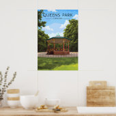 Reisposter Queens Park Londen Poster (Keuken)