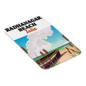 Reisposter Radhanagar Beach India Magneet (Rechterzijde)