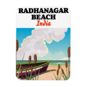 Reisposter Radhanagar Beach India Magneet (Verticaal)