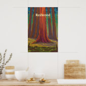 Reisposter Redwood National Park Poster (Keuken)