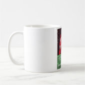 Reisposter Retro Moon cartoon Koffiemok (Links)